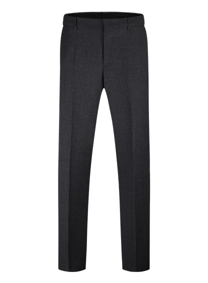 Regular-fit pantalon van wol | D.Grijs