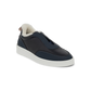 Leisure sneakers van leer | BLUE NAVY