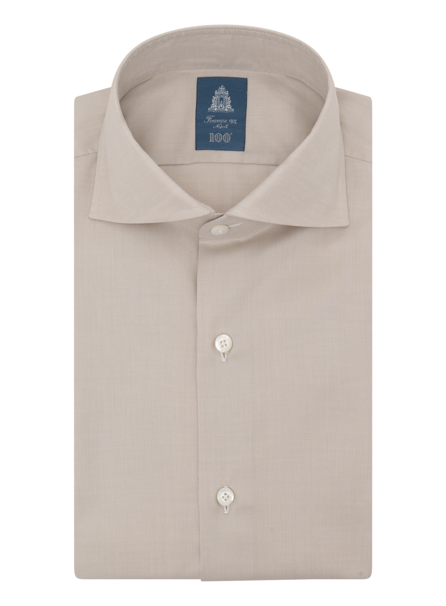 Napoli shirt van katoen | Beige