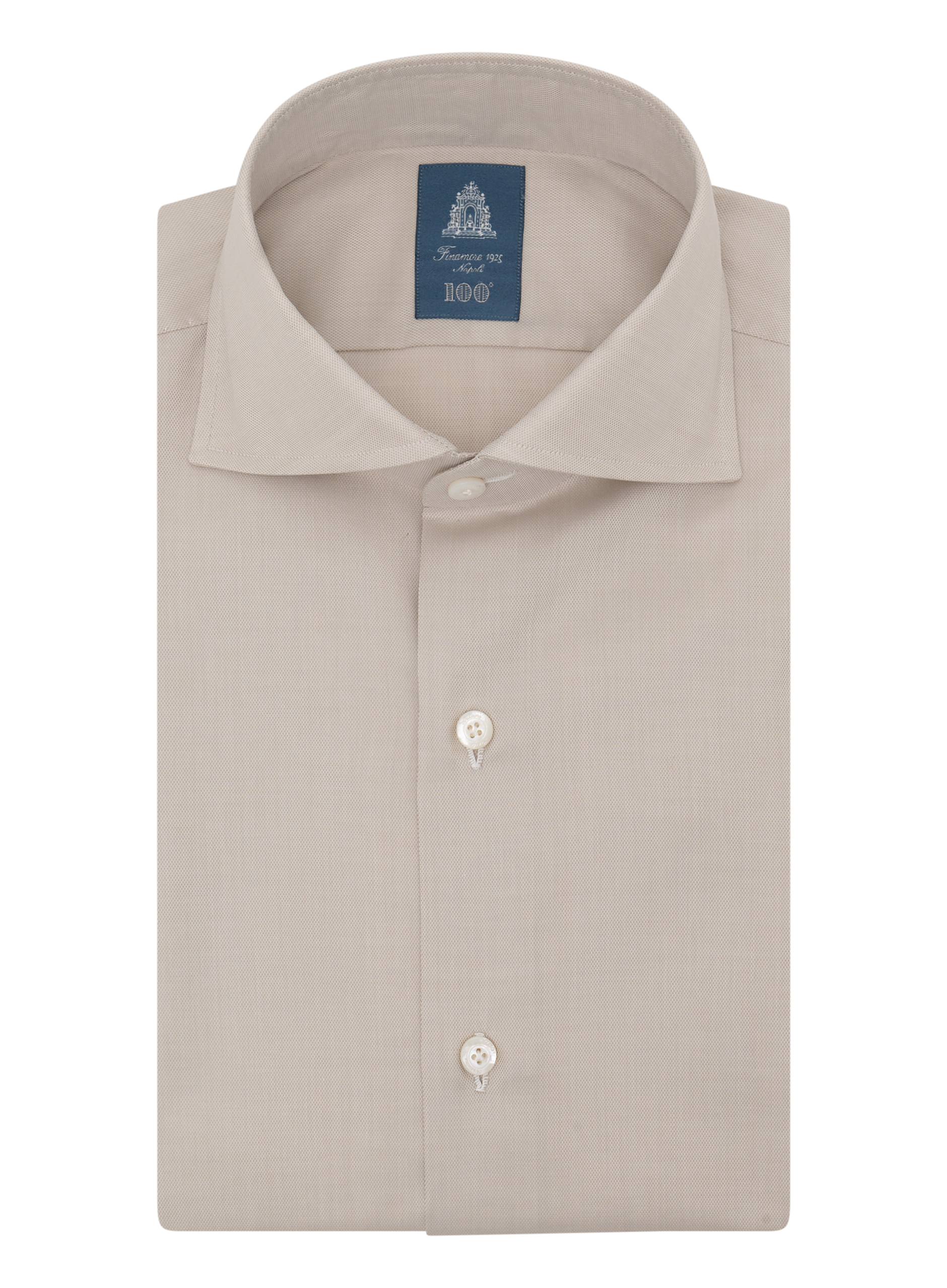 Napoli shirt van katoen | Beige