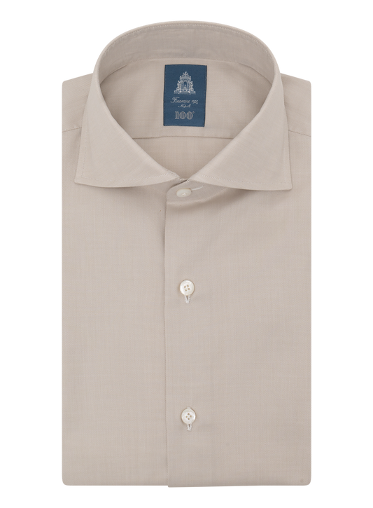 Napoli shirt van katoen | Beige
