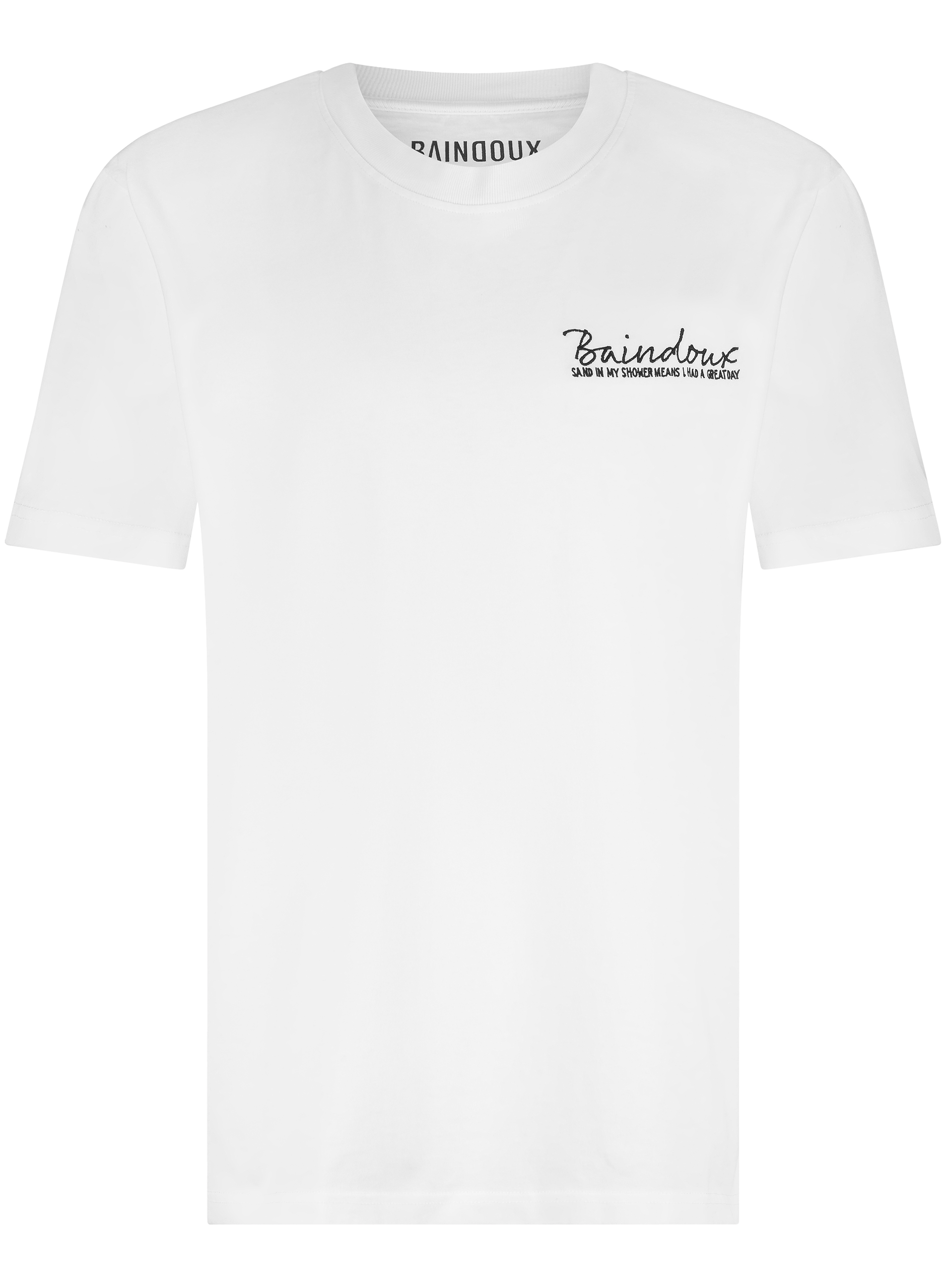 T-shirt van katoen | Wit