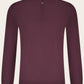 Half-zip trui van wol | Bordeaux