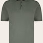 Polo van katoen en cashmere | Groen