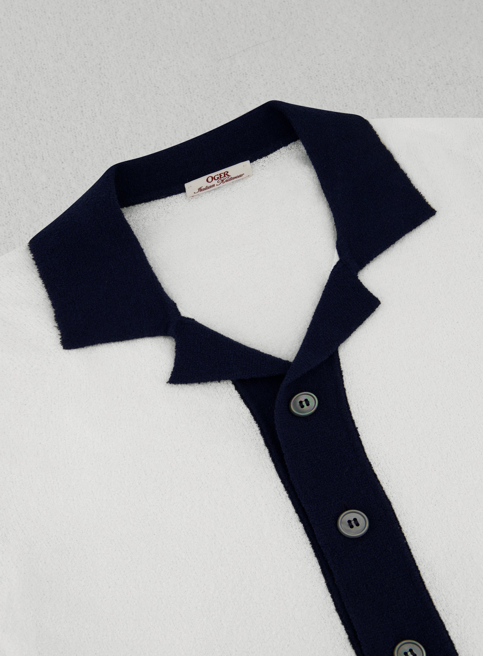 Badstof shirt van katoen | FULL_WIDTH | Wit