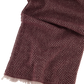 Shawl met visgraat van cashmere | DARK BORDEAUX 