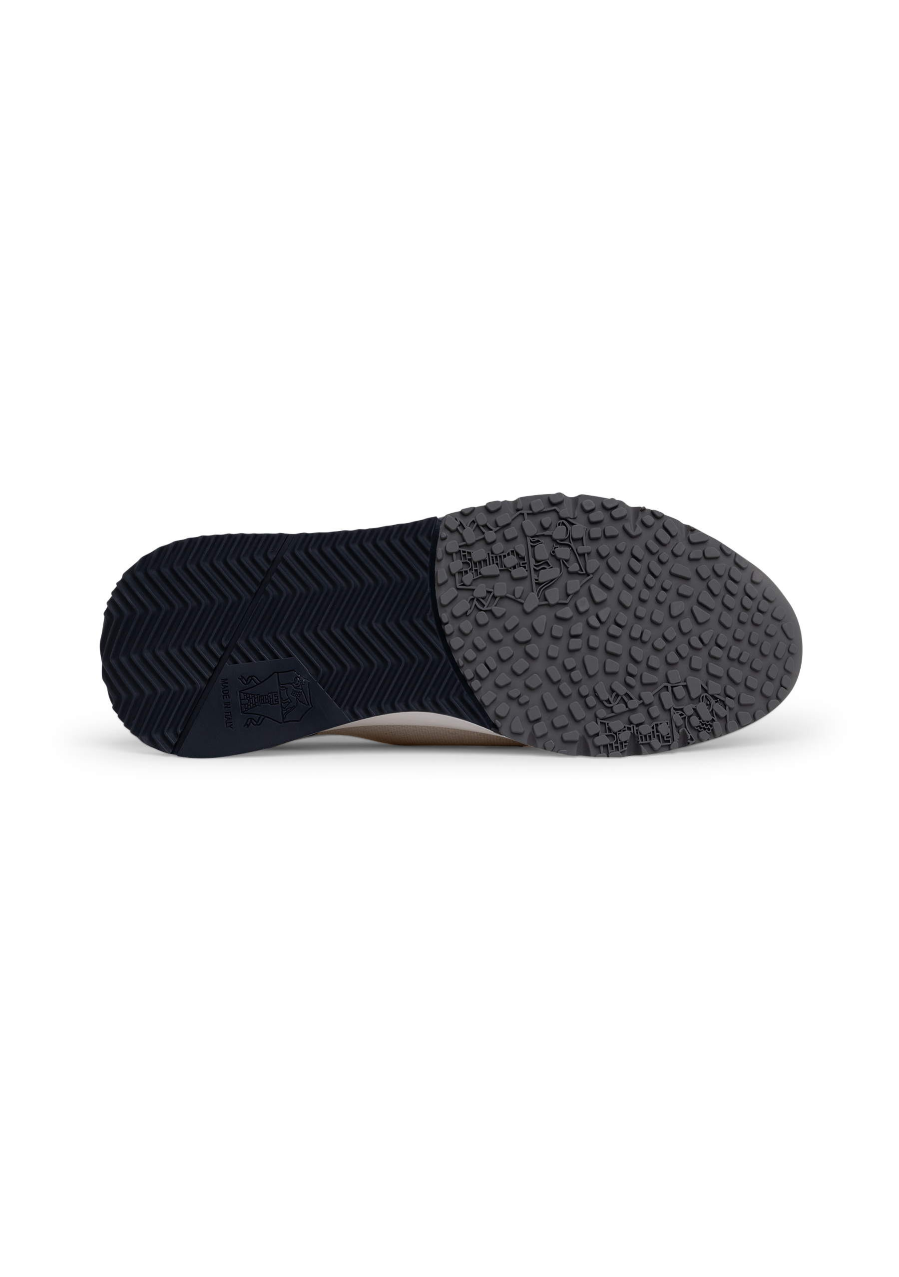 Knitted low top sneakers | FULL_WIDHT | Beige Melee