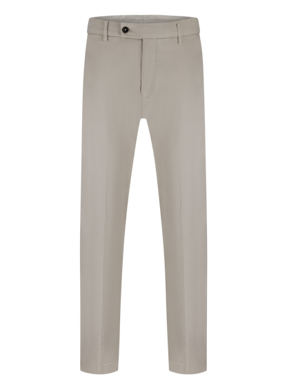 Pantalon van katoen en lycocell | Beige