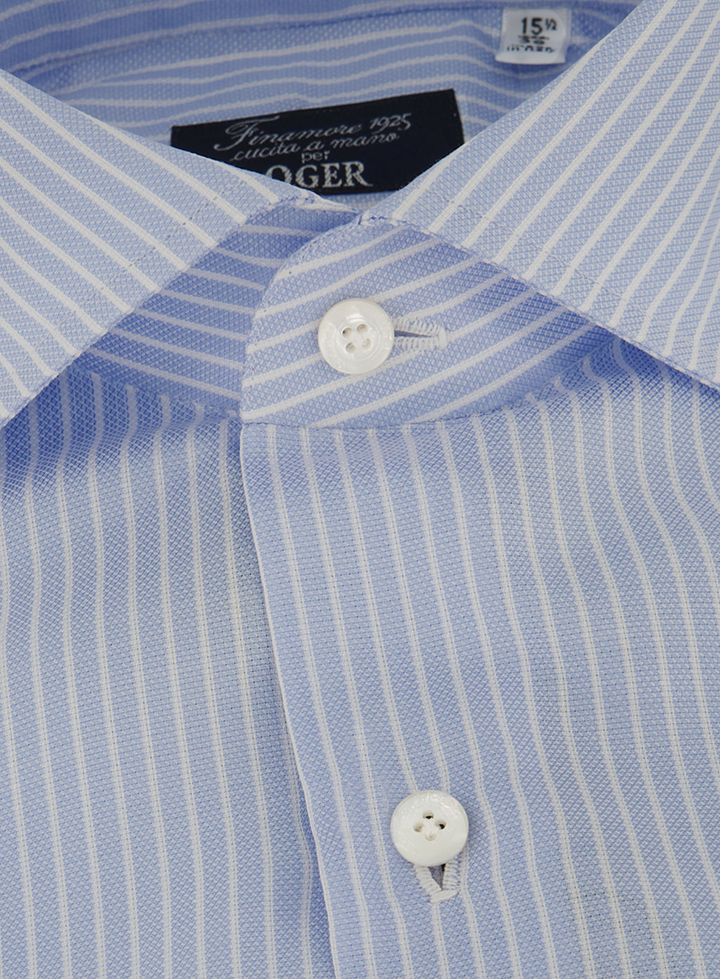 Gestreept Napoli royal oxford shirt | FULL_WIDTH | L.Blauw