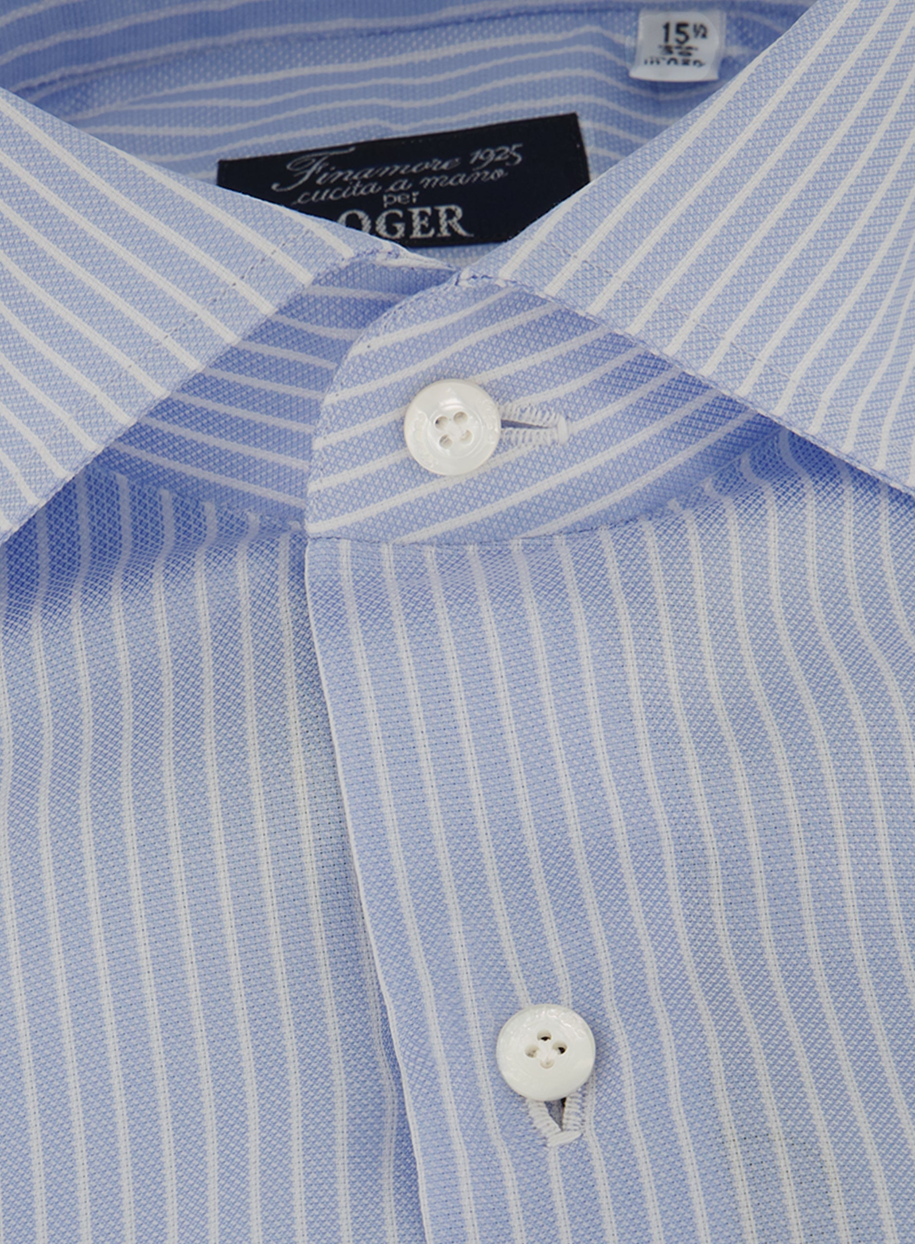 Gestreept Napoli royal oxford shirt | FULL_WIDTH | L.Blauw
