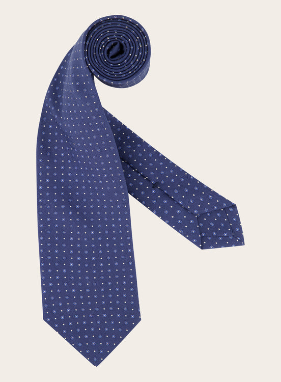 Stropdas van zijde | Blauw