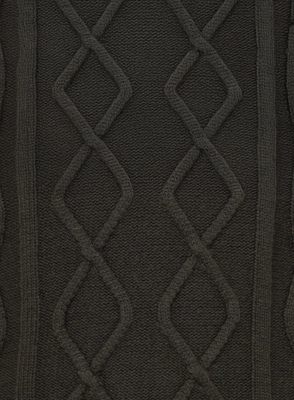 Mockneck trui van merino wol | FULL_WIDTH | Groen