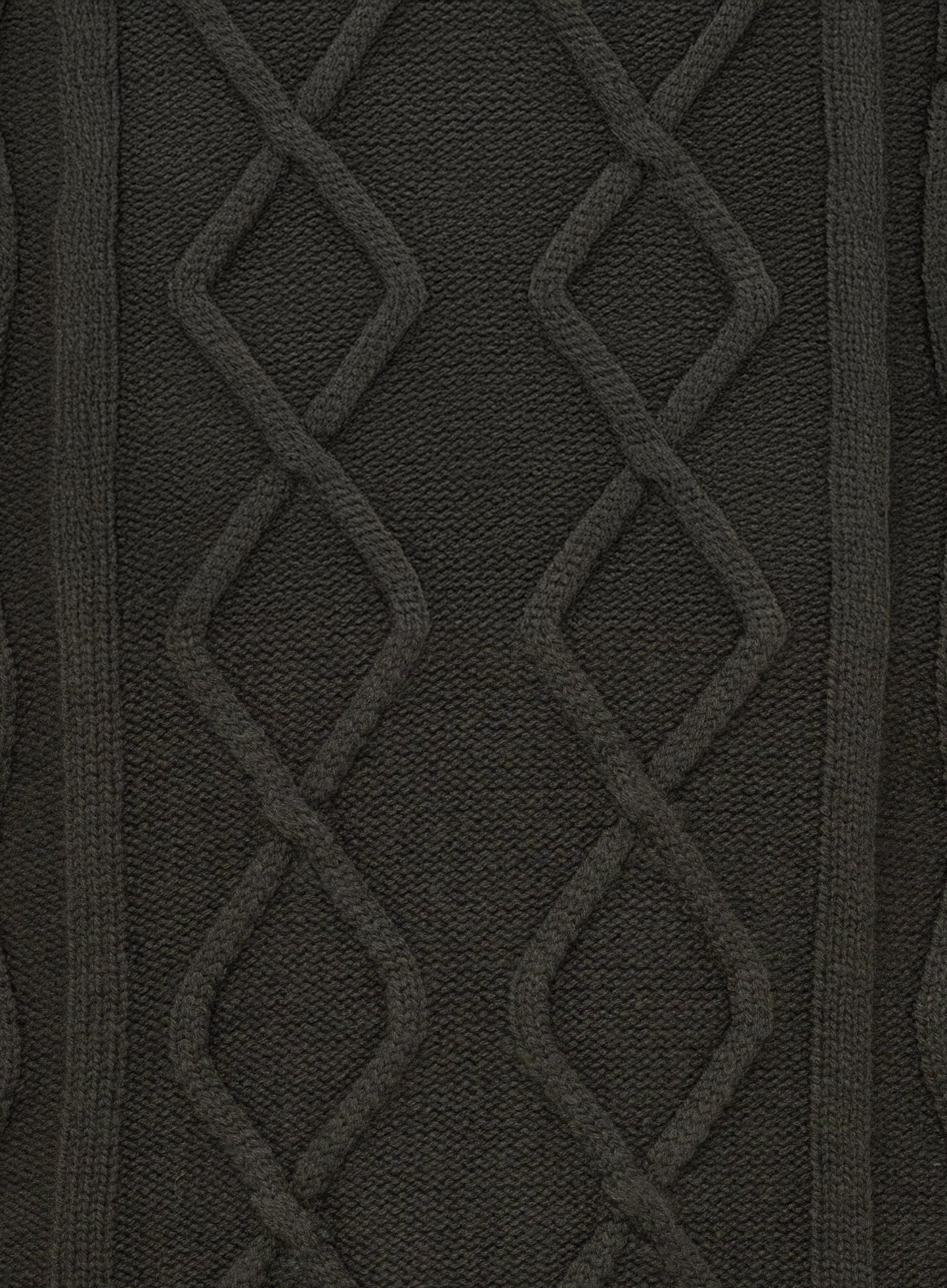Mockneck trui van merino wol | FULL_WIDTH | Groen