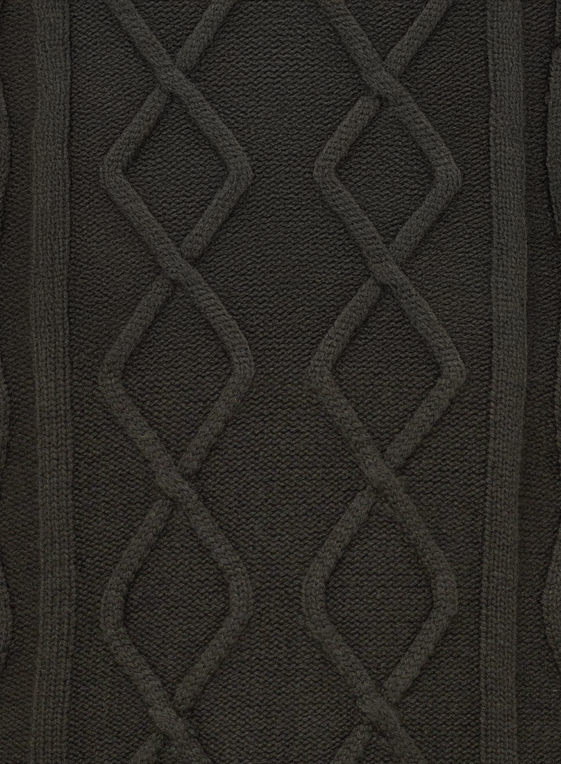 Mockneck trui van merino wol | FULL_WIDTH | Groen