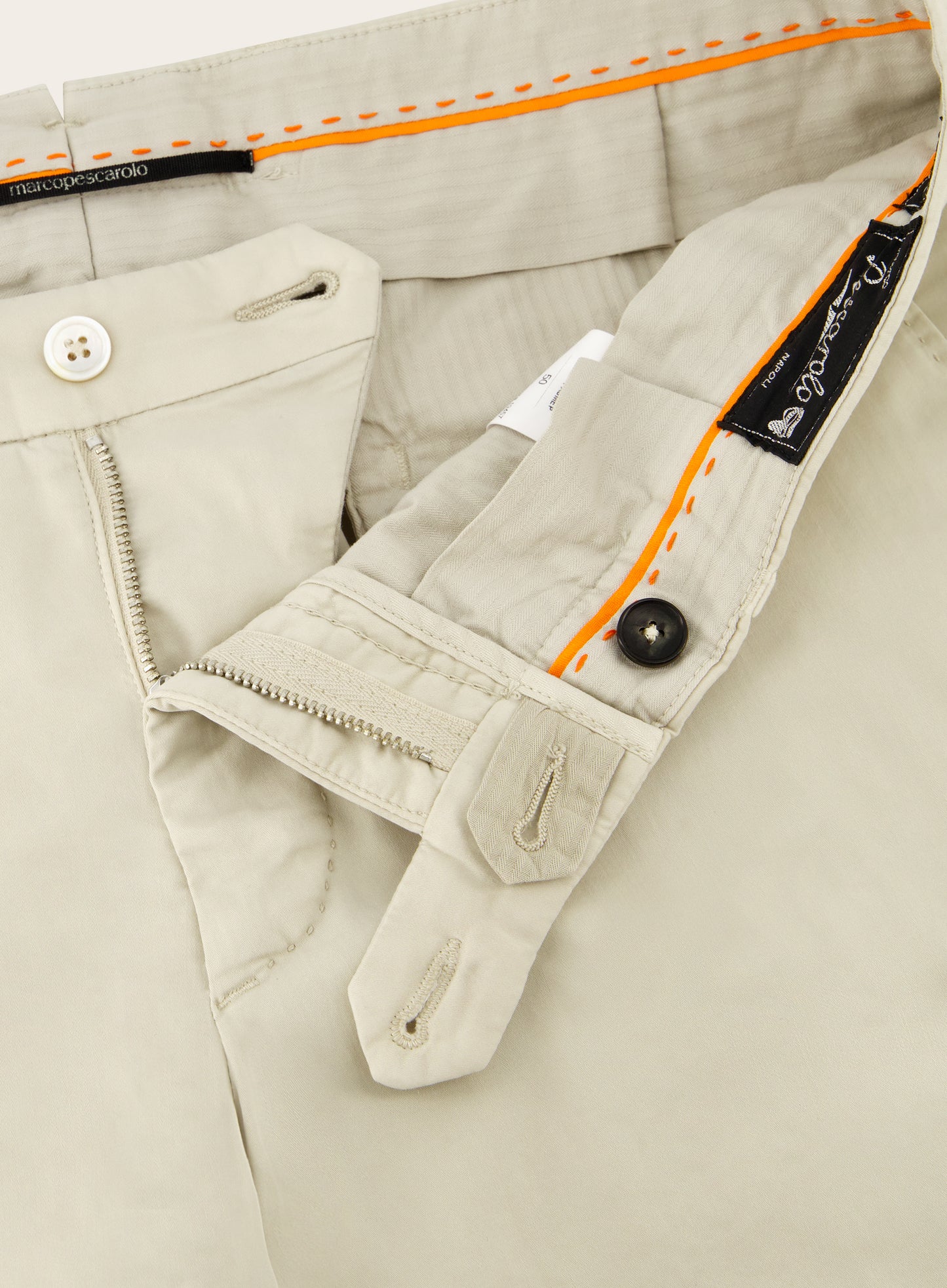 Pantalon van katoen | Beige