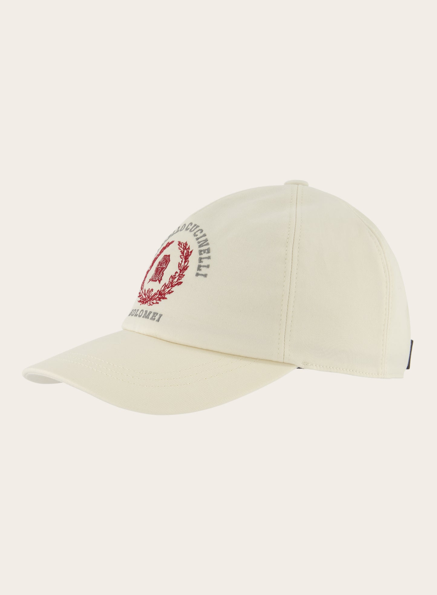 Baseball cap met geborduurd logo | Beige