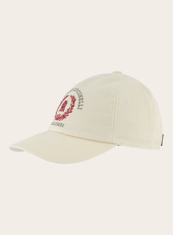 Baseball cap met geborduurd logo | Beige