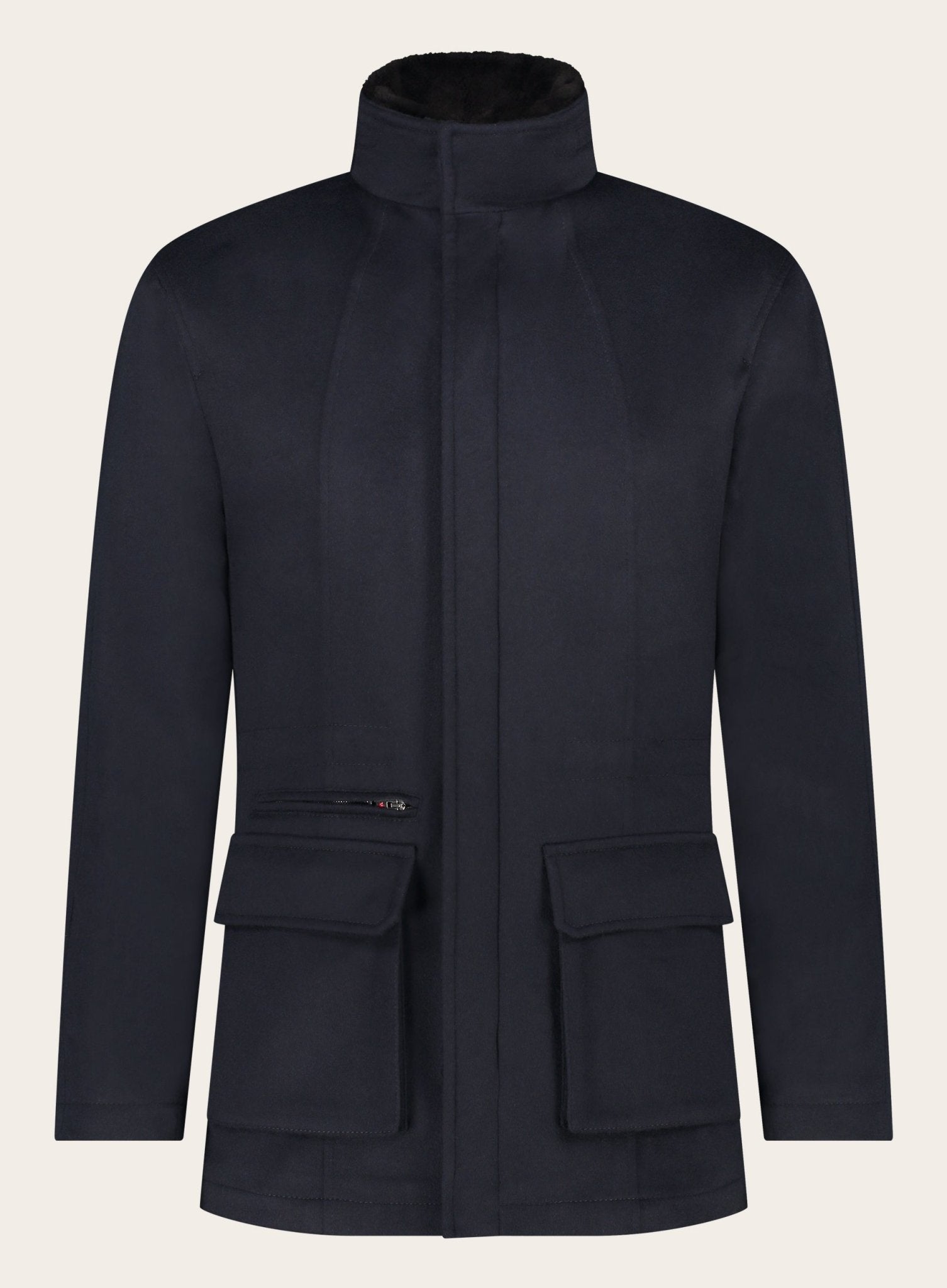 Jas van cashmere | BLUE NAVY