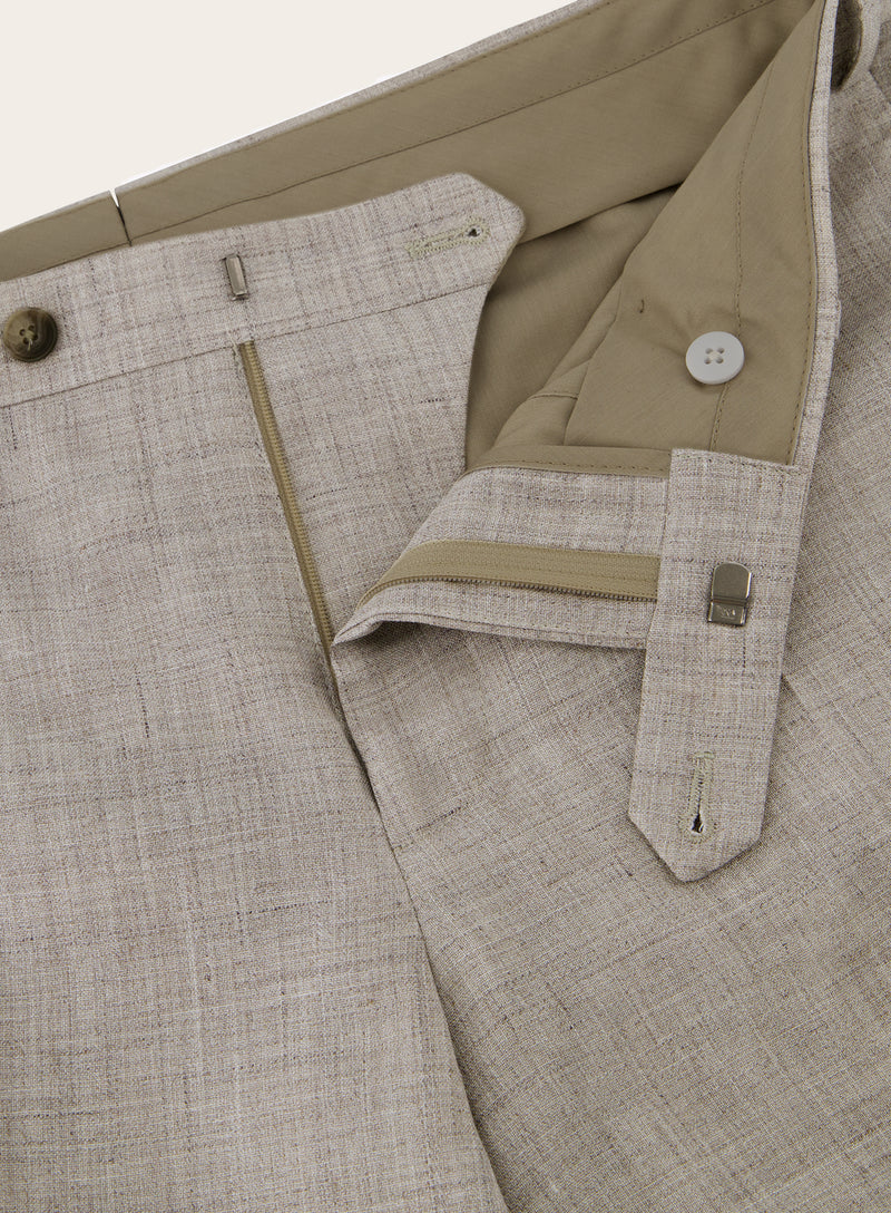 Driedelig pak van wol | FULL_WIDTH | Beige