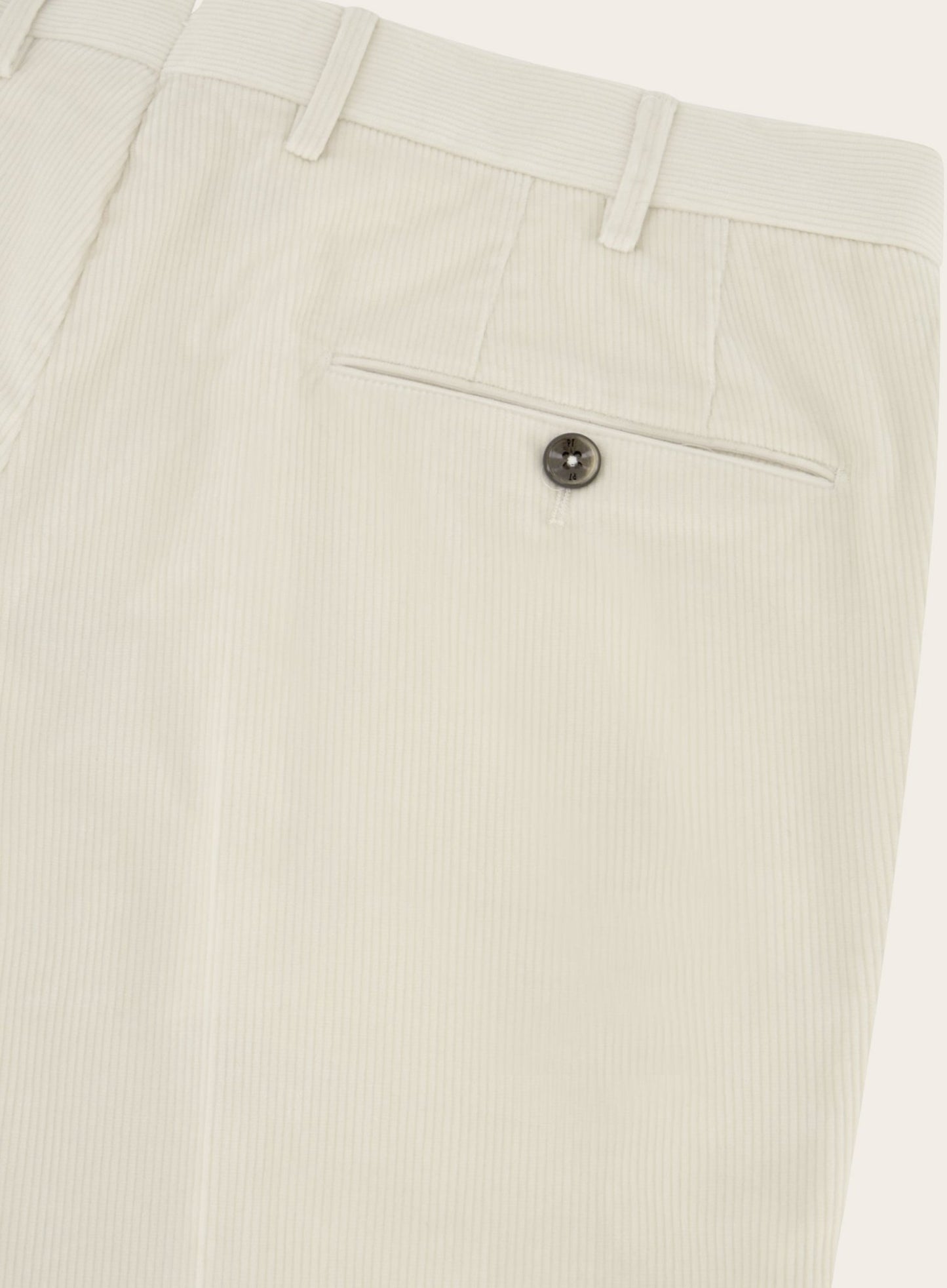 Corduroy pantalon van katoen | ROOM-WIT