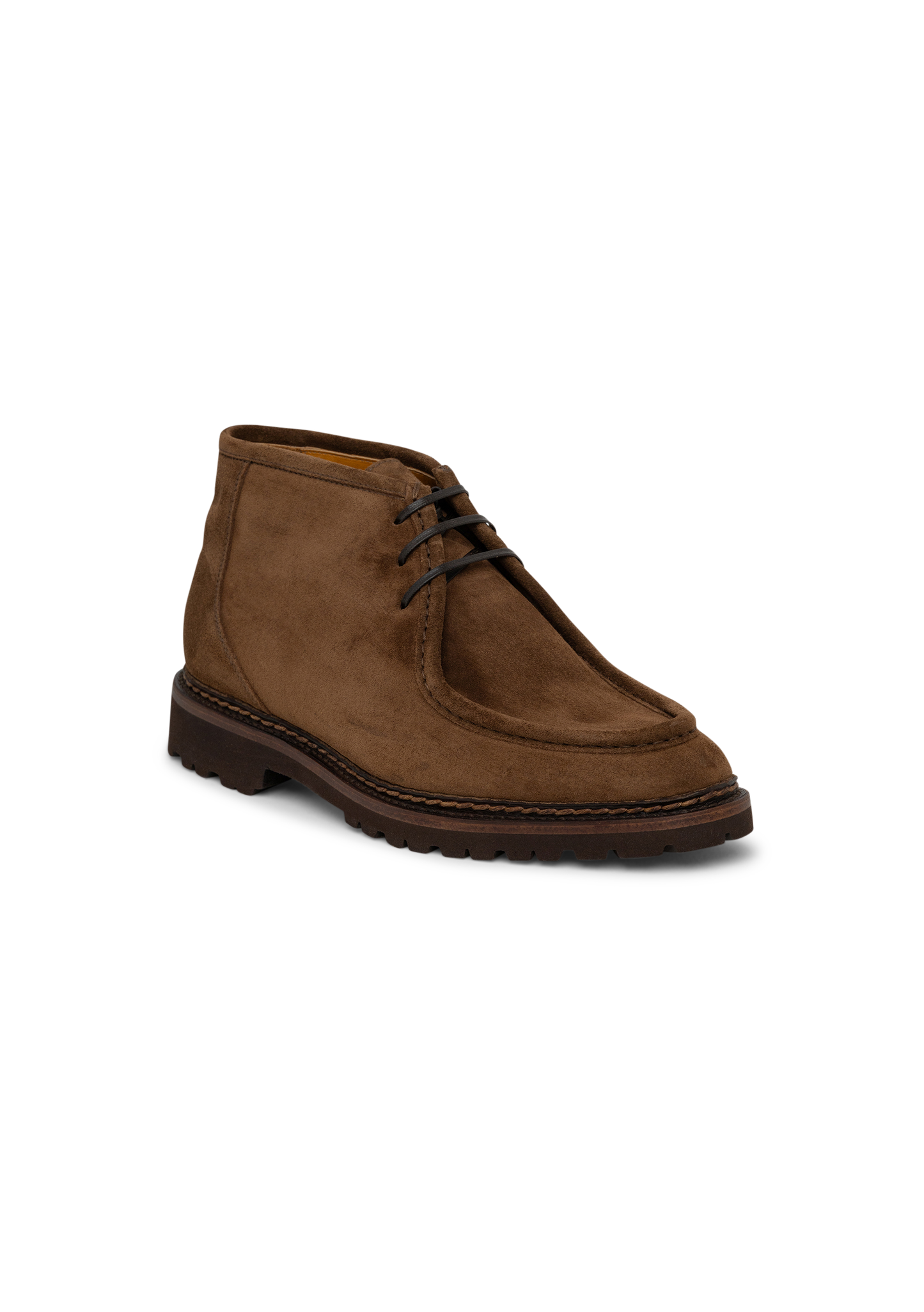 Parabontoni veterschoenen van suède | Bruin