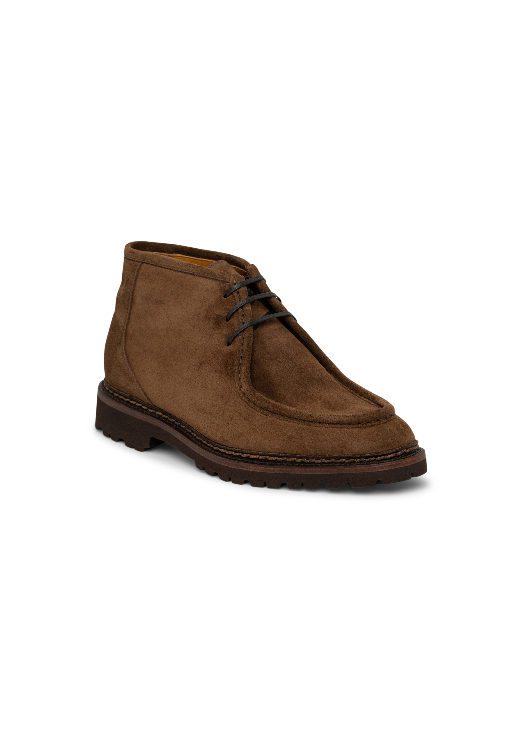 Parabontoni veterschoenen van suède | Bruin