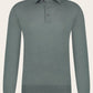 Poloshirt van cashmere | Groen