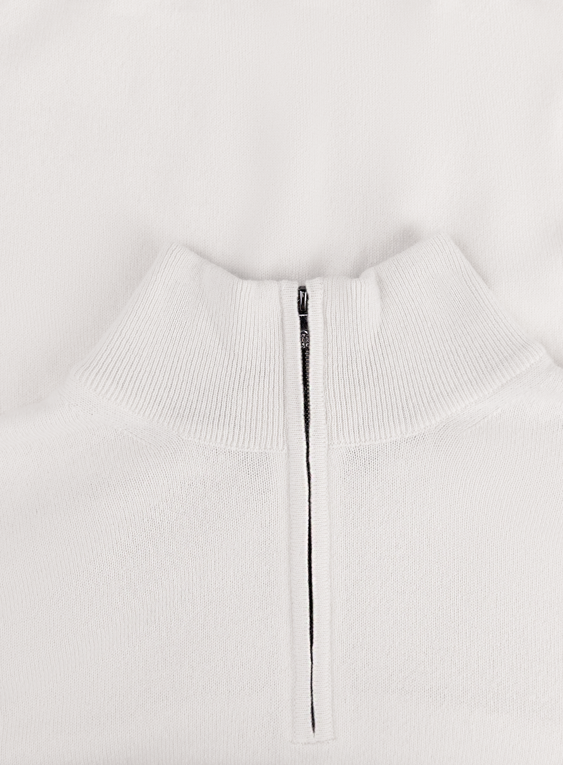 Half-zip vest van wol en cashmere | FULL_WIDTH | ROOM-WIT