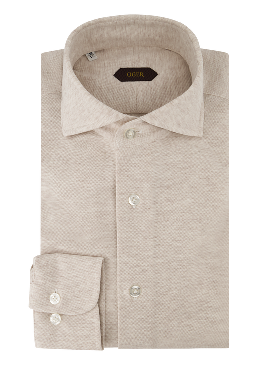 Shirt van katoen | Beige