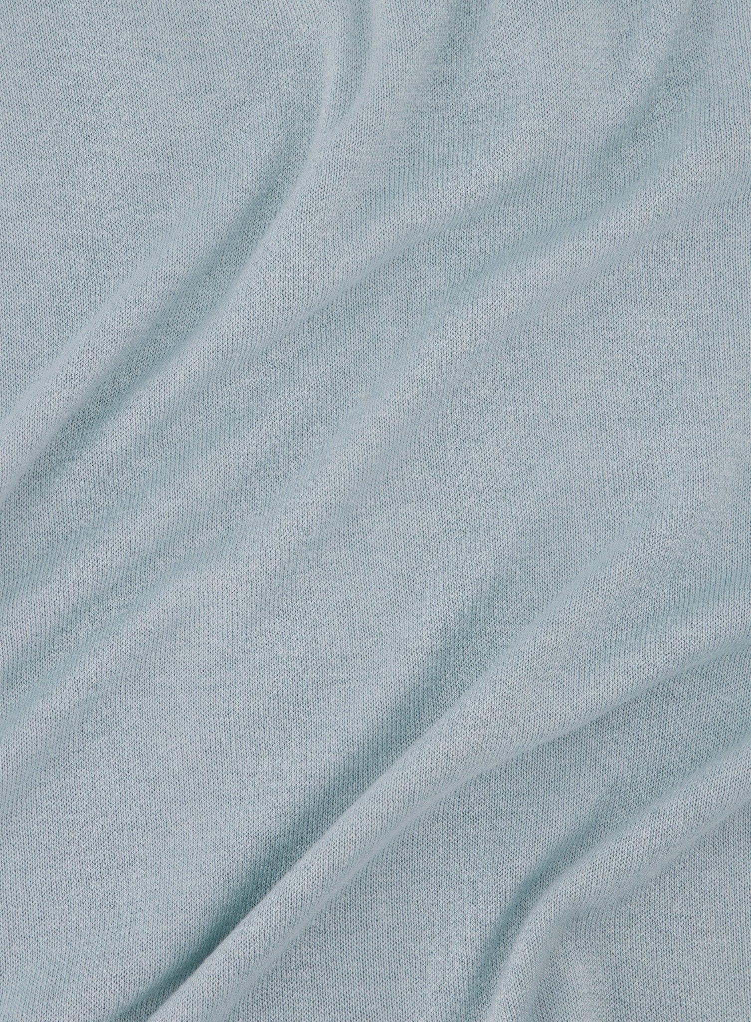 Poloshirt met rits van zijde | L.Blauw