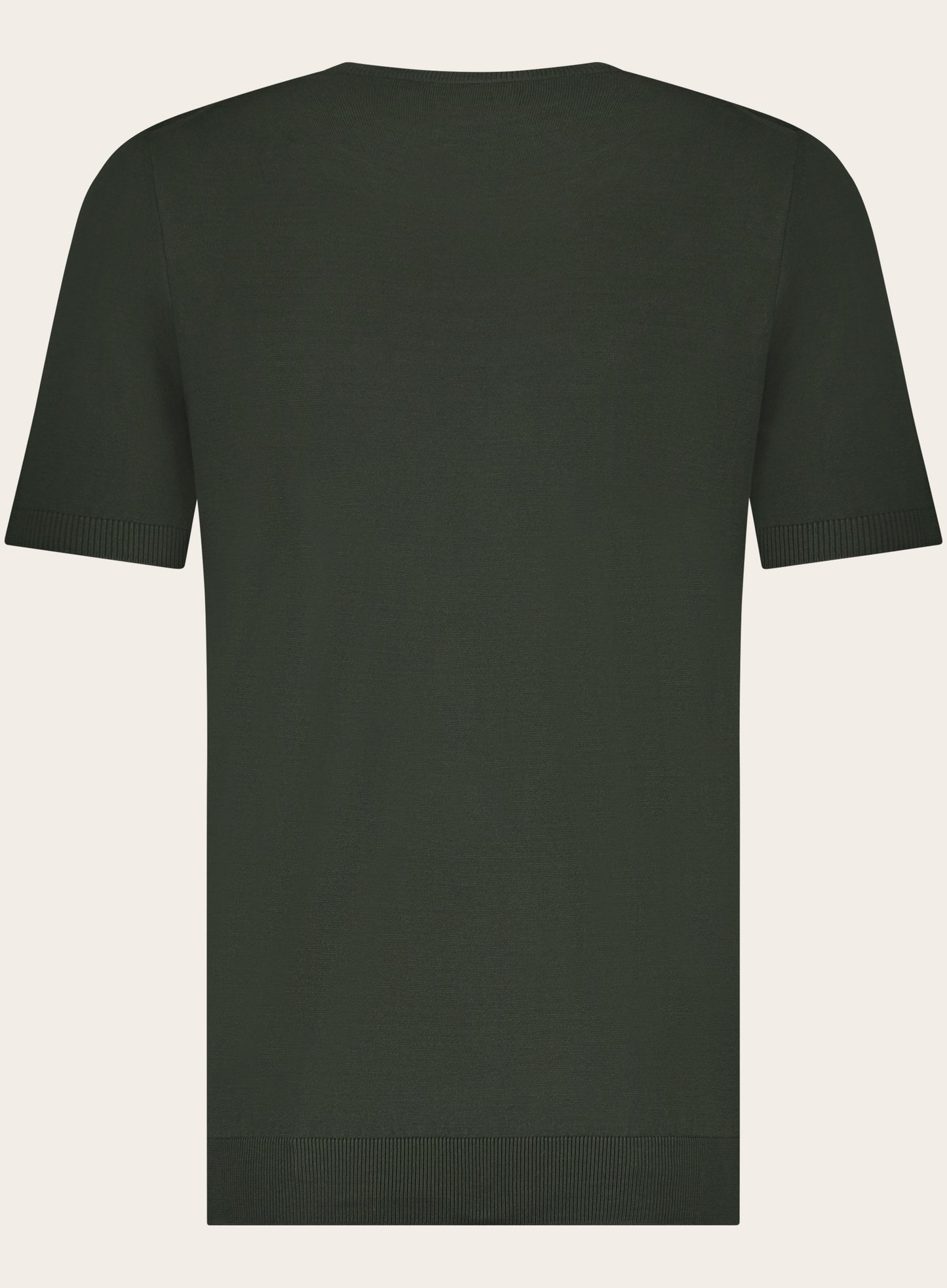 T-shirt van zijde | Groen