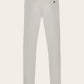 Pantalon van katoen en elastaan | Beige