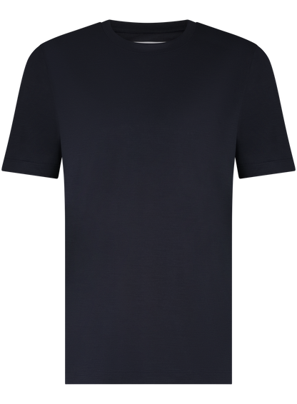 T-shirt van wol | BLUE NAVY