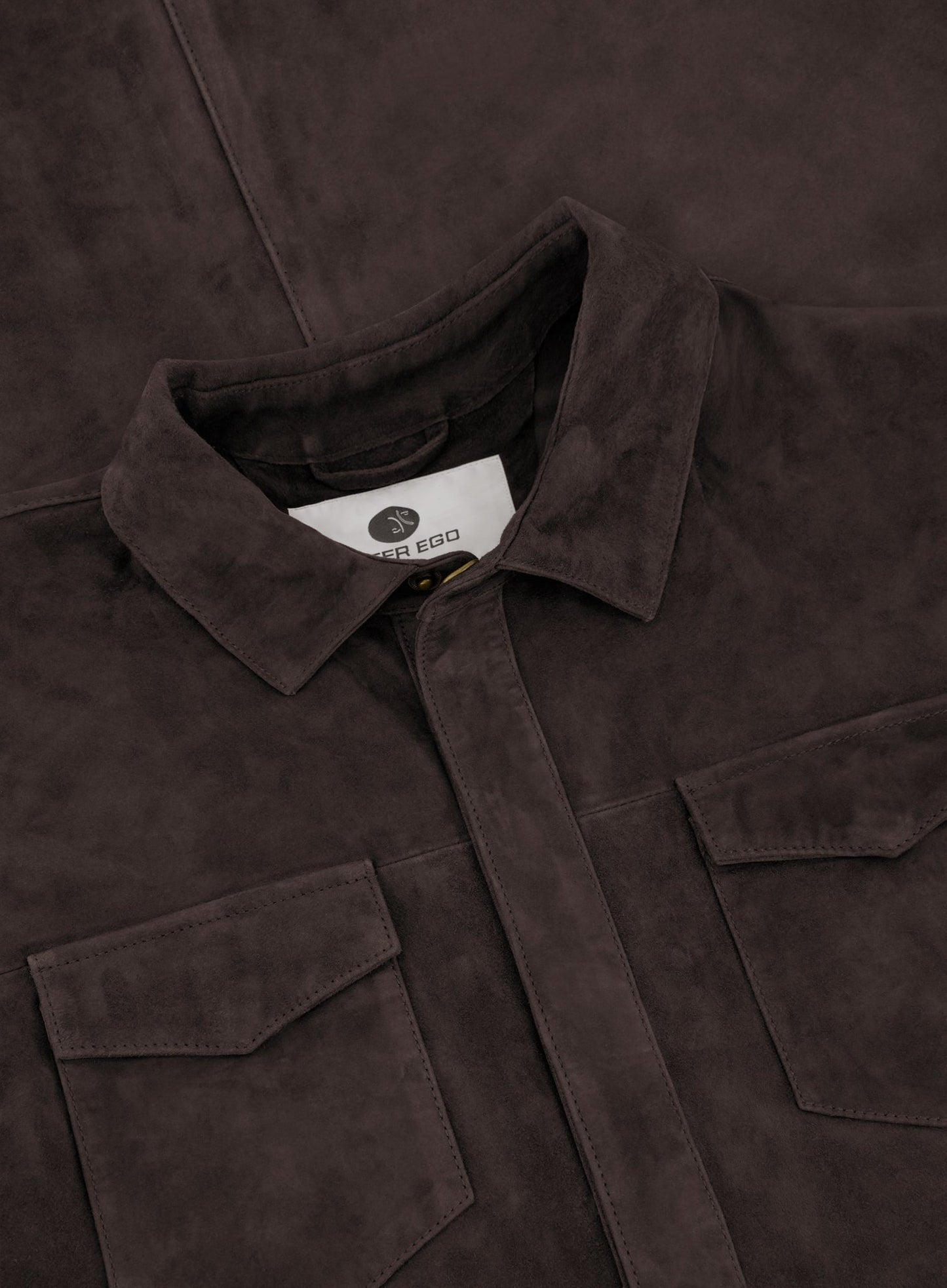 Robert overshirt van suède | D.Bruin