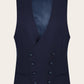 Driedelige tuxedo van wol en mohair | BLUE NAVY