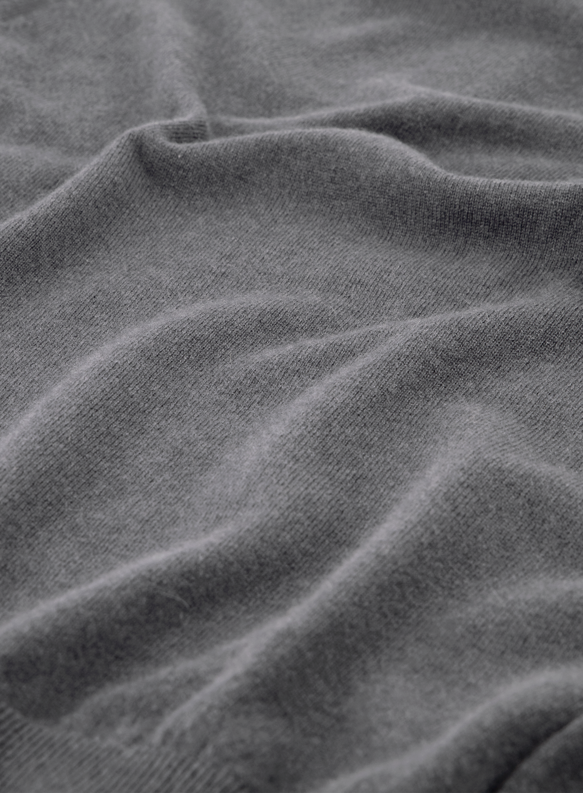 Half-zip trui van cashmere | FULL`-WIDTH | M.Grijs
