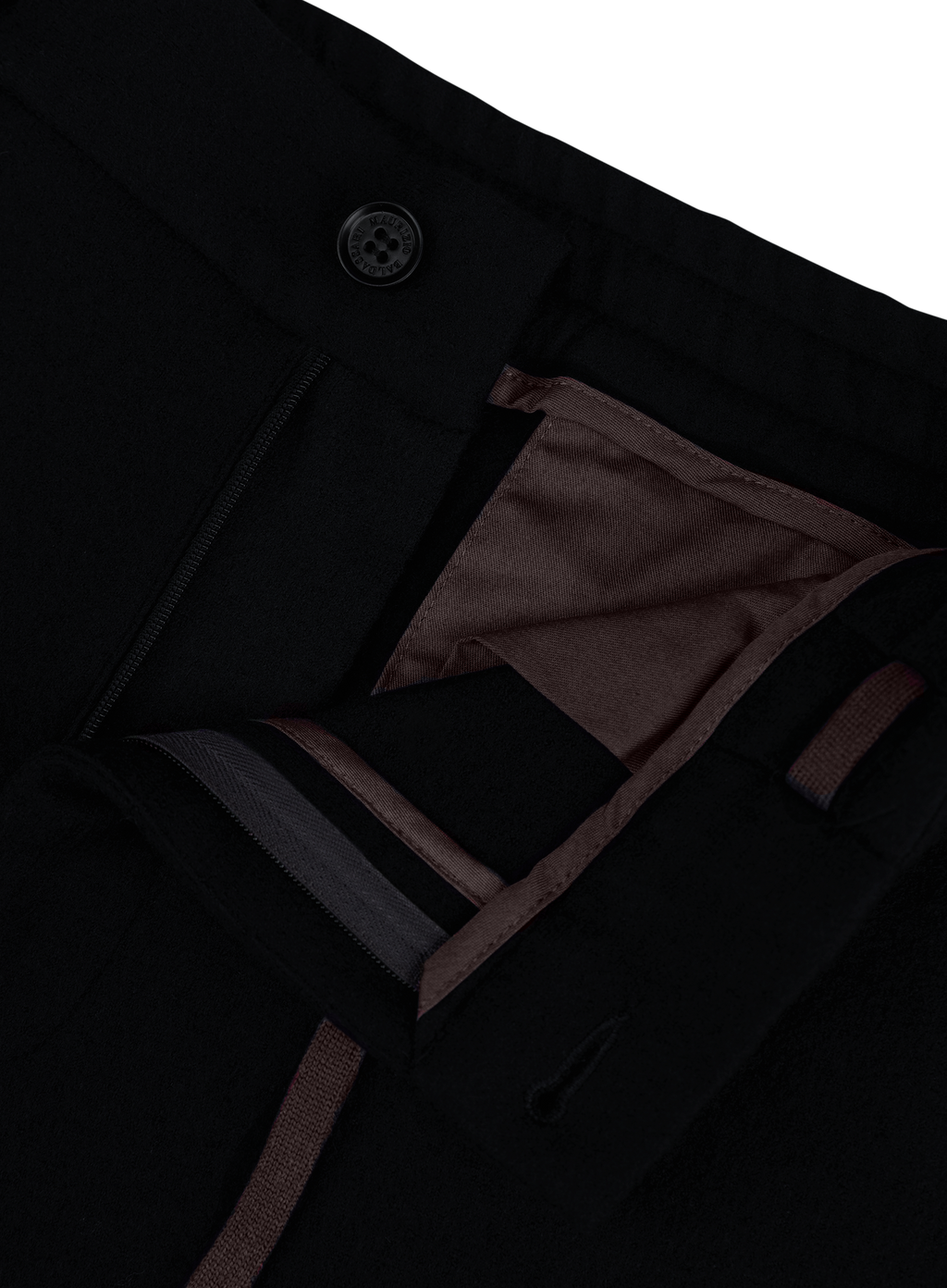 Jog pantalon van virgin wol | FULL_WIDTH | Zwart