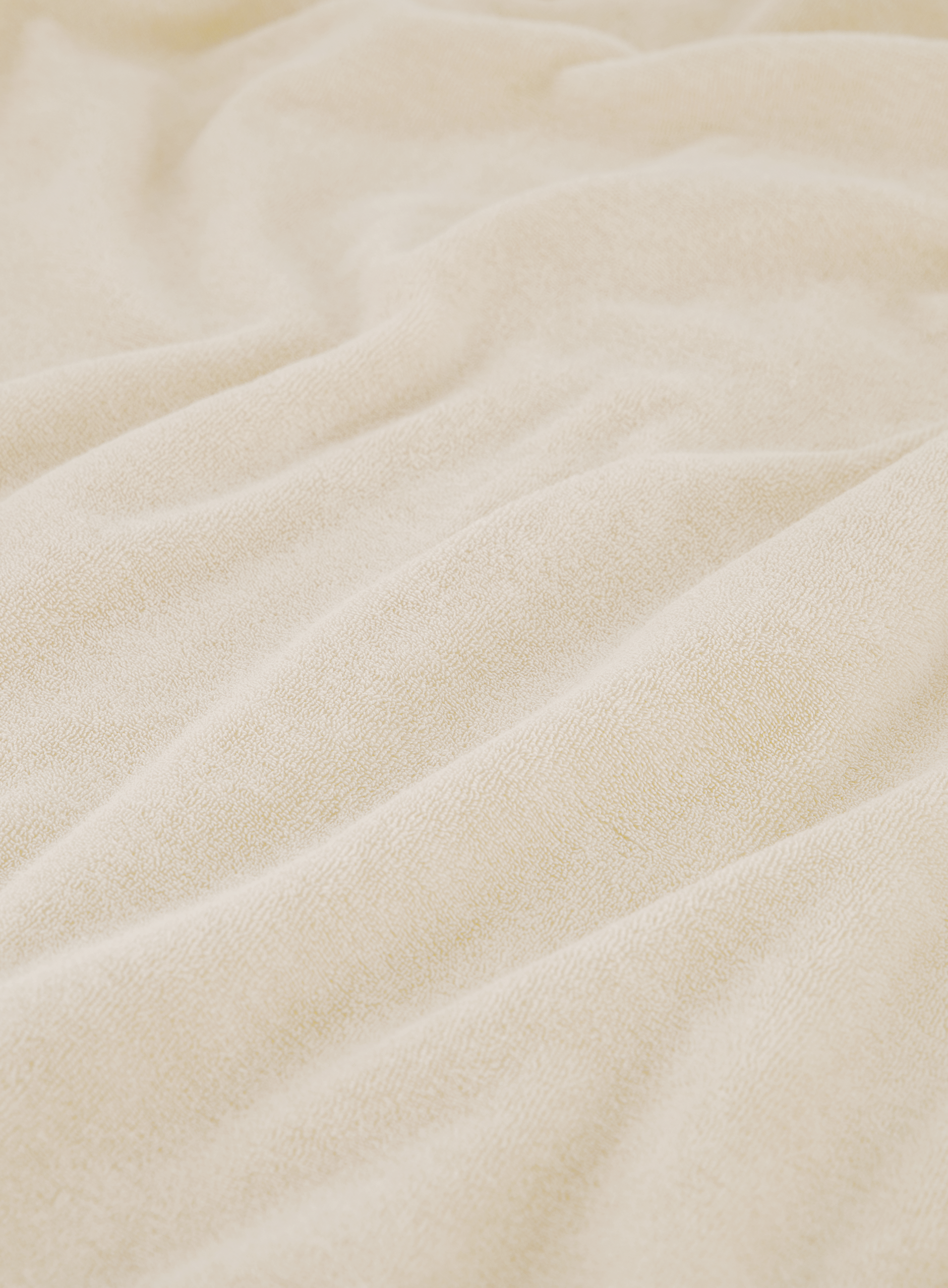 Terry badstof polo met lange mouwen | FULL_WIDTH | Beige