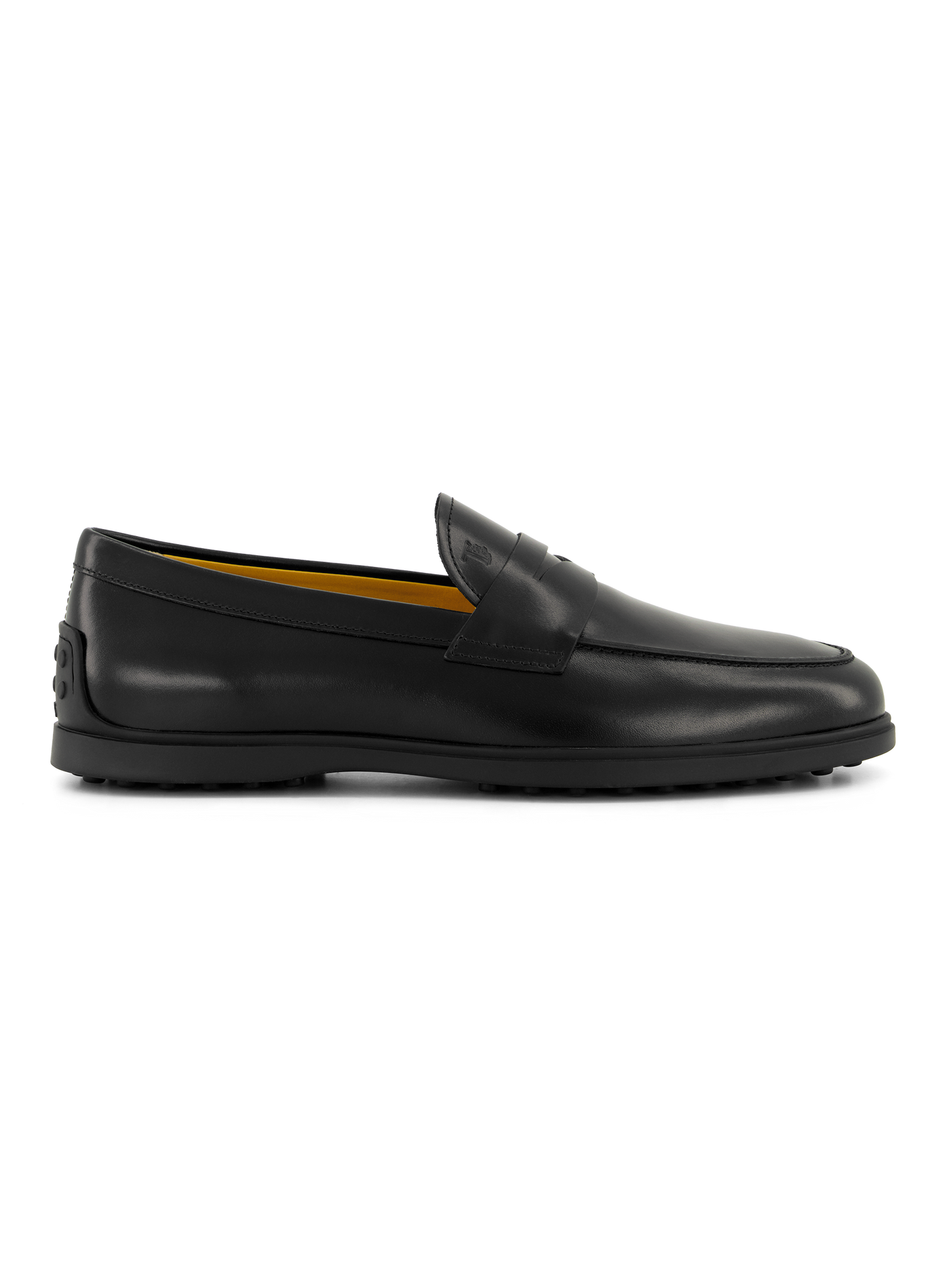 Penny loafers van leer | Zwart