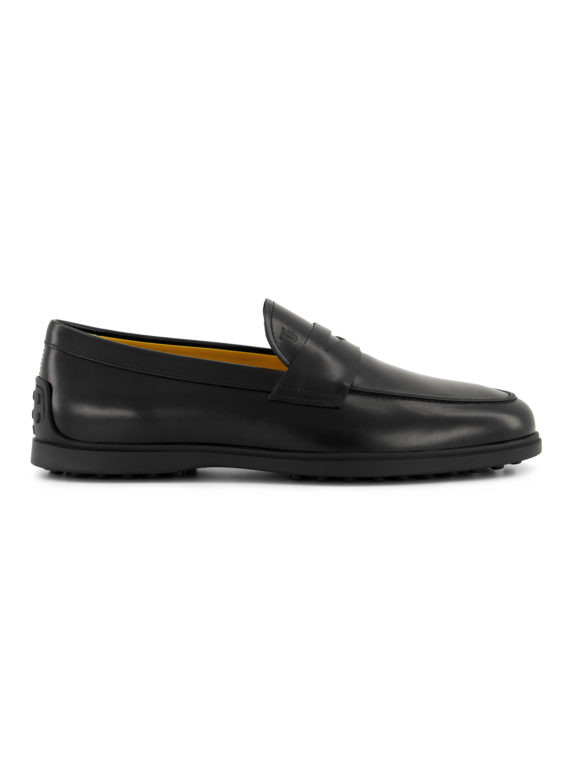 Penny loafers van leer | Zwart