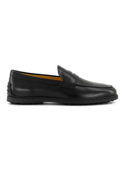 Penny loafers van leer | Zwart