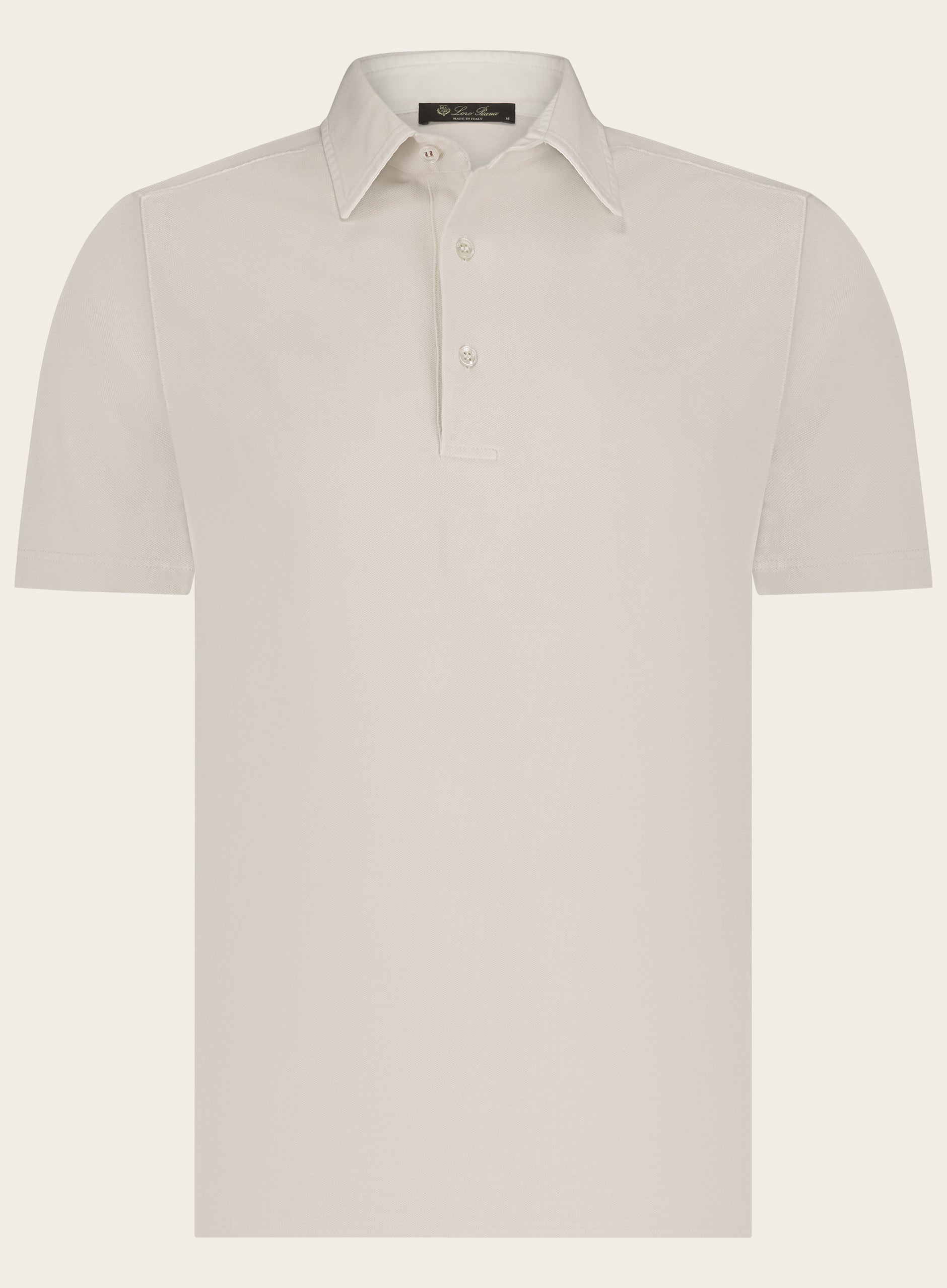 Poloshirt van katoen | TAUPE