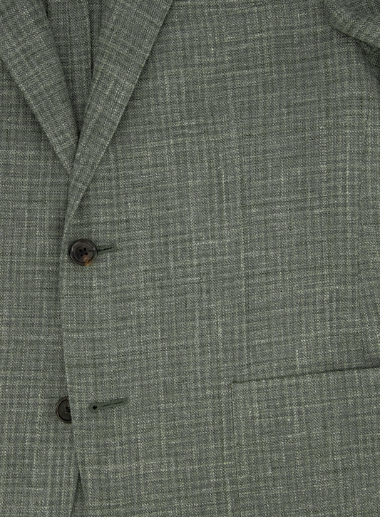 Blazer made of wool, silk and linen