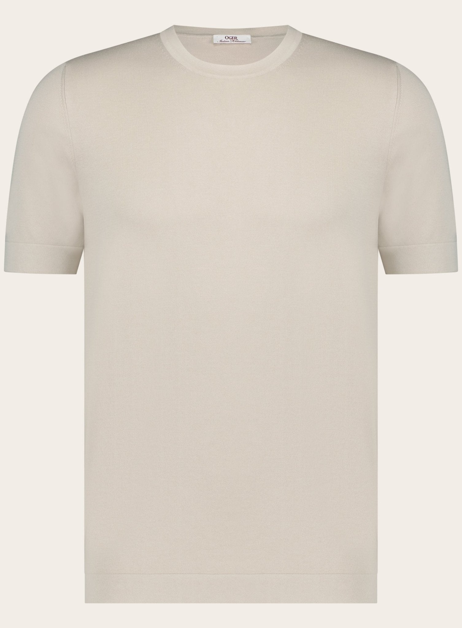 Slim-fit T-shirt | Beige