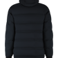 Gewatteerde jas met capuchon | BLUE NAVY