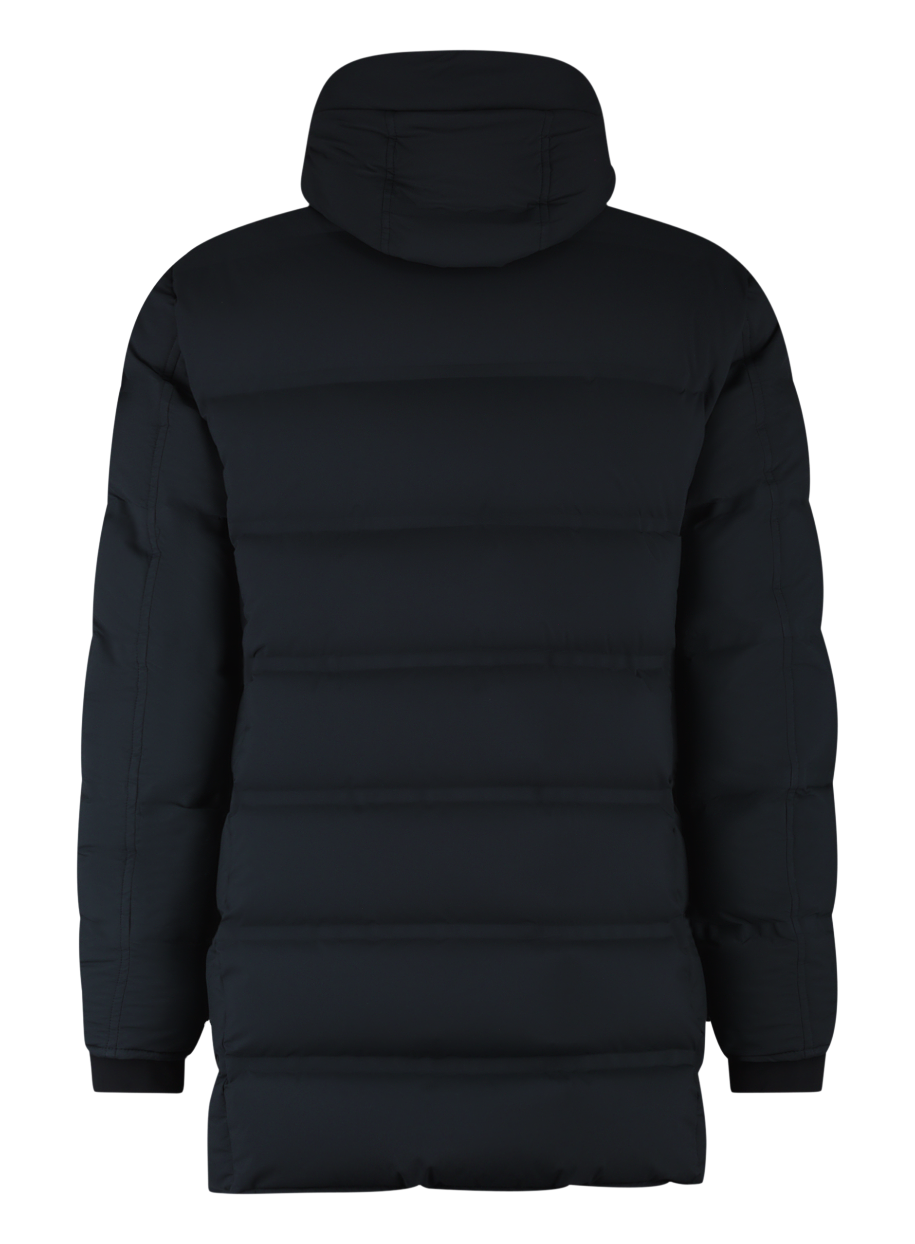 Gewatteerde jas met capuchon | BLUE NAVY