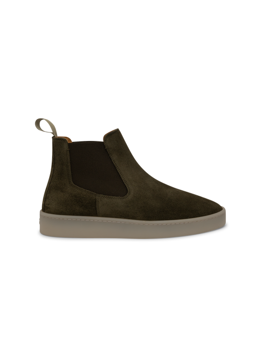 Urban chelsea boots van suède | Groen