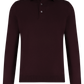 Lange mouwen polo van virgin wol | FULL_WIDTH | DARK BORDEAUX