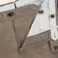 Slim-fit pantalon met zijspanners | TAUPE