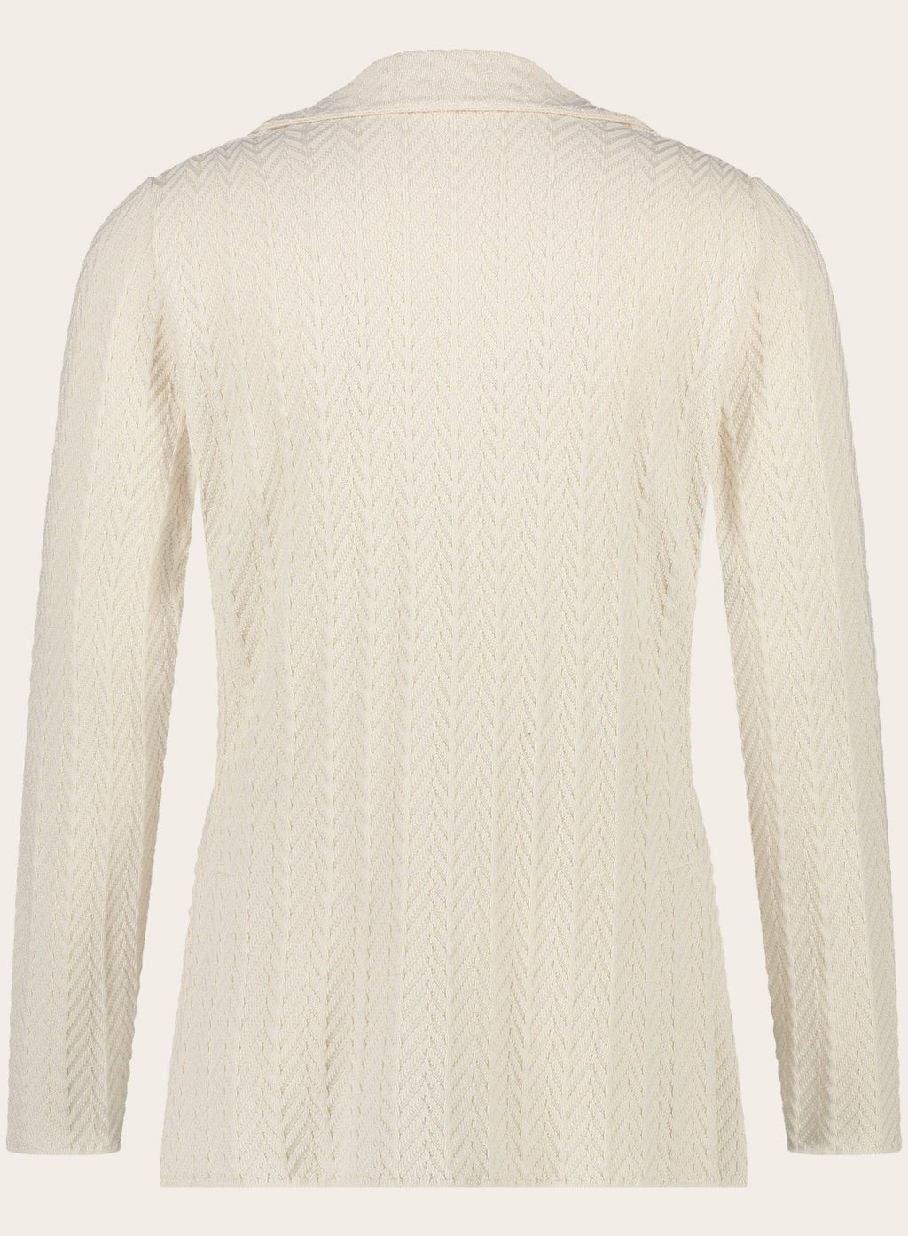Knitted jasje van katoen | Beige